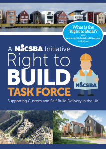 Right to Build Task Force flyer